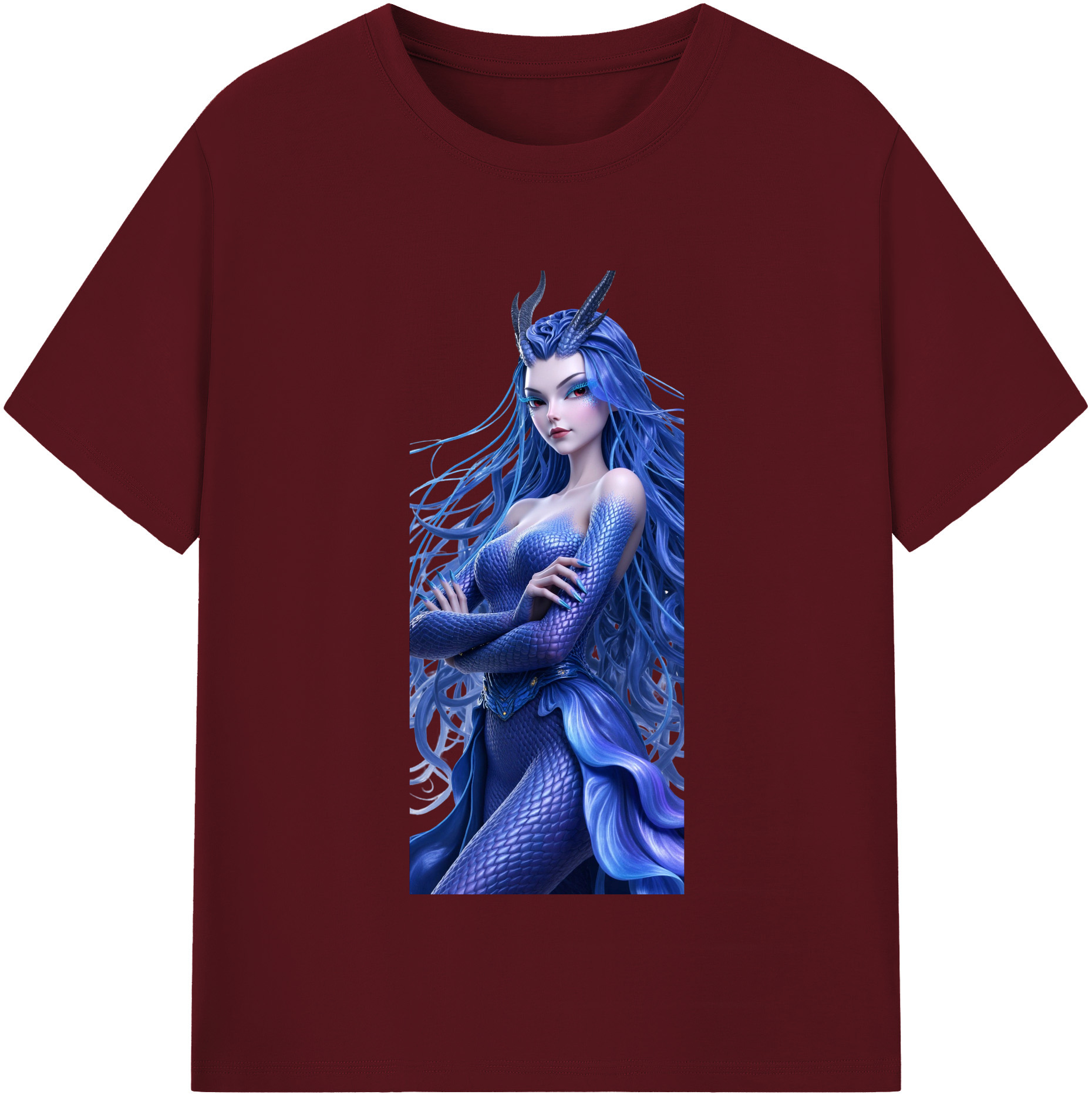 （画像用） Ne Zha 2 ナタ 魔童の大暴れ 綿100％半袖Tシャツ（フロントプリント）